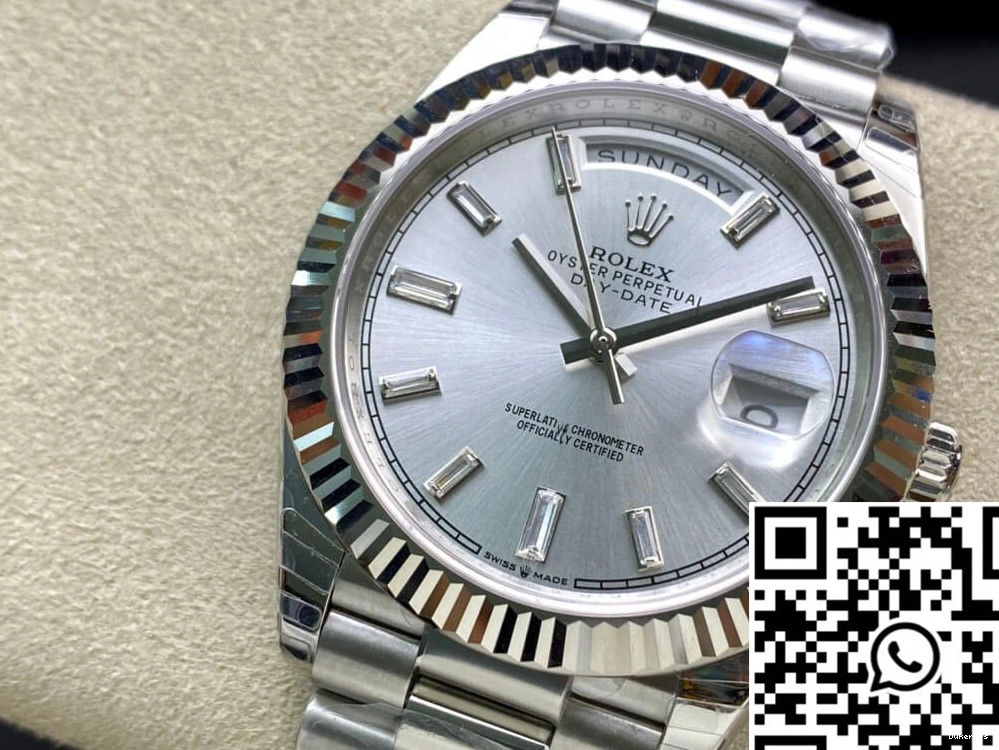 Factory Dial Day Date EW Silver Rolex M228239-0003 0207